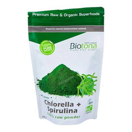 Biotona Chlorella Spirulina Raw Bio 200Gr