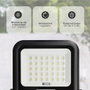 GSC Evolution Proyector solar LED Miloha 200W 6500K Negro IP65