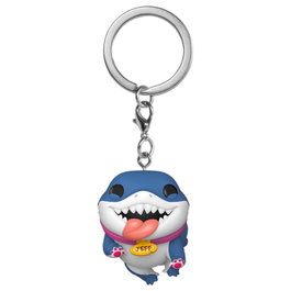 FUNKO Llavero Pocket POP Marvel Rivals Jeff the Land Shark