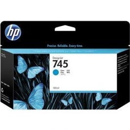 HP Cyan Designjet 745 Cartucho de Tinta 130ML