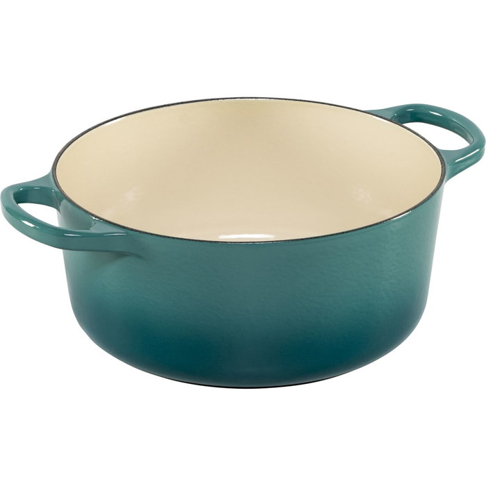 Le Creuset Signature Bräter Fuente para asar redonda 24 cm Bleu Riviera Le Creuset Signature Bräter Fuente para asar redonda 24 cm Bleu Riviera