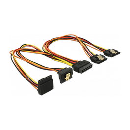 DeLOCK 60148 Cable de alimentación SATA de 15 pines a 4 conectores