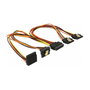 DeLOCK 60148 Cable de alimentación SATA de 15 pines a 4 x 15 pines, 0,3 m