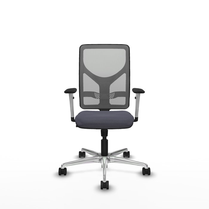 PIQUERAS Y CRESPO Silla de oficina Motilla con mecanismo Sincro Gris
