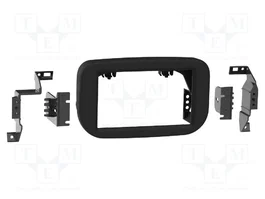 ACV Bastidor de montaje de radio para Ford Transit 2019-2024, 2 DIN, negro