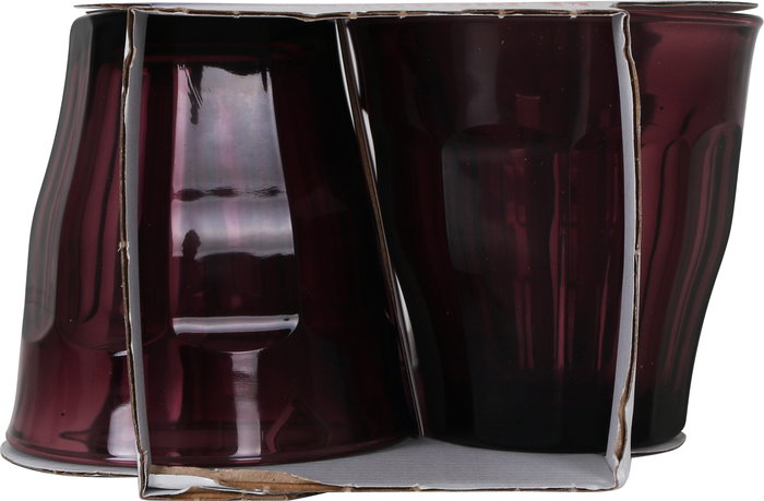 Duralex Set 4 Vasos Picardie Morado/Cranberry 25 cl (12 Cajas)