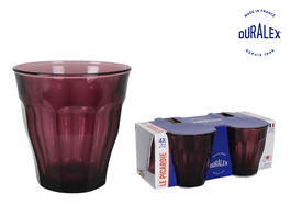 Duralex Set 4 Vasos Picardie Morado/Cranberry 25 cl (12 Cajas)