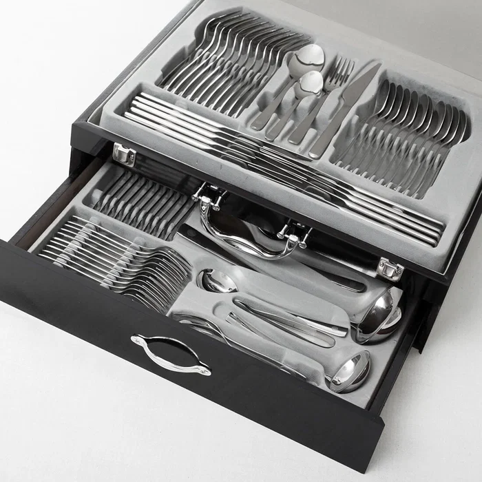 Cubertería de Acero Inoxidable Cook D`Lux InnovaGoods 72 Piezas Cubertería de Acero Inoxidable Cook D`Lux InnovaGoods 72 Piezas