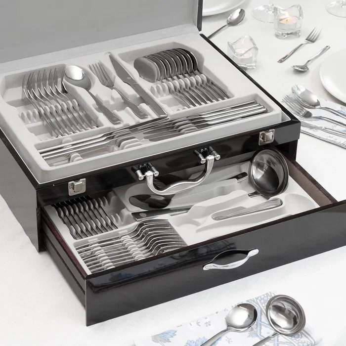 Cubertería de Acero Inoxidable Cook D`Lux InnovaGoods 72 Piezas Cubertería de Acero Inoxidable Cook D`Lux InnovaGoods 72 Piezas