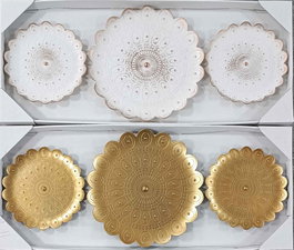 DKD Home Decor Set de Decoración de Pared de 3 Piezas Decape Surtido