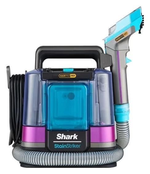 Shark StainStriker HairPro PX250EUT Quitamanchas para mascotas, Plata