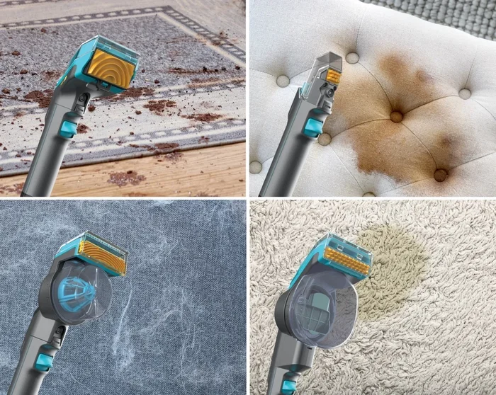 Shark StainStriker HairPro PX250EUT Quitamanchas para mascotas, Plata
