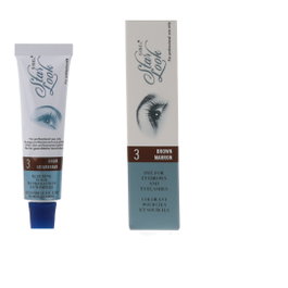 Sinelco Star Look Permanente Pestañas Marrón Nº3 15 ml - Solución Profesional para Fijar Curvatura de Pestañas con Resultados Naturales y Duraderos