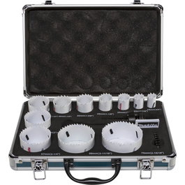 Makita D-47298 BIM Hole Saw Set 14 piezas
