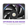 NZXT F240X RGB Ventilador de 240mm Negro