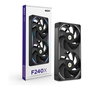 NZXT F-Serie F240X Ventilador de 240mm (12 cm) Doble Ventilador, RGB Negro, PWM, RF-U24PN-B1