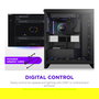 NZXT F-Serie F240X Ventilador de 240mm (12 cm) Doble Ventilador, RGB Negro, PWM, RF-U24PN-B1