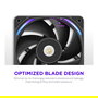 NZXT F-Serie F240X Ventilador de 240mm (12 cm) Doble Ventilador, RGB Negro, PWM, RF-U24PN-B1