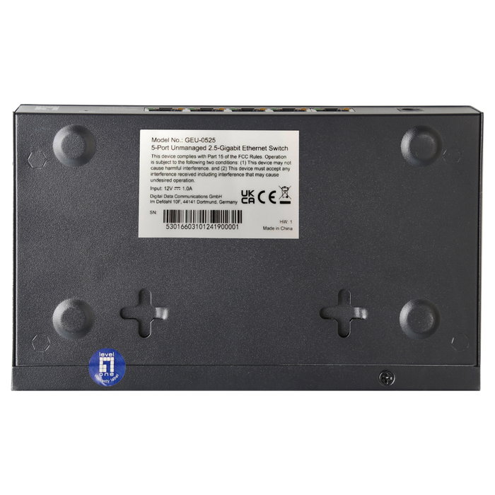 LevelOne GEU-0525 Switch de 5 puertos 2.5GbE