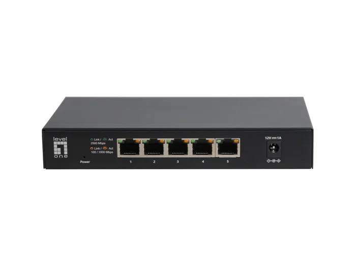 Level One GEU-0525 Switch de red de 5 puertos 2,5 GbE