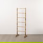 Perchero Natural Bambú Decoración 50 X 40 X 150 cm