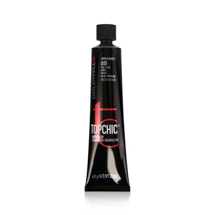 Goldwell TopChic Tinte permanente para el cabello 8B Light Blonde Beige Goldwell TopChic Tinte permanente para el cabello 8B Light Blonde Beige