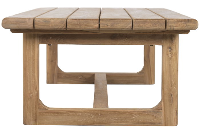 DKD Home Decor Mesa de Centro de Teca 180x70x40