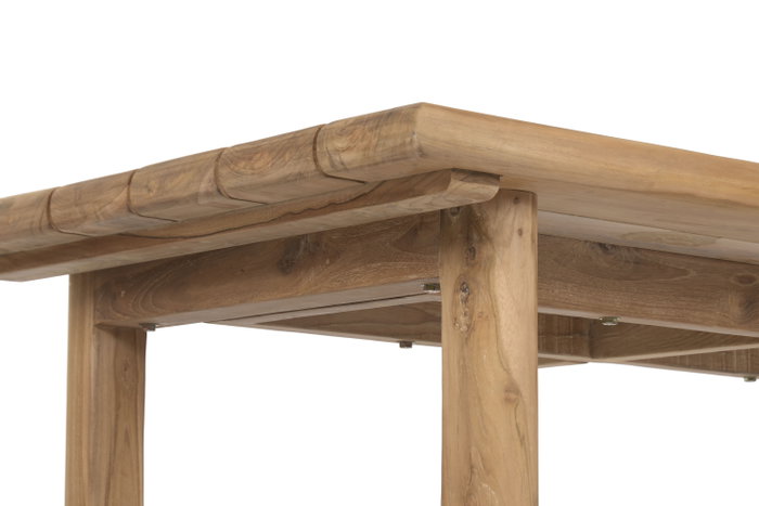 DKD Home Decor Mesa de Centro de Teca 180x70x40