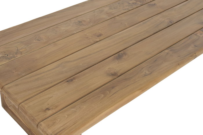DKD Home Decor Mesa de Centro de Teca 180x70x40