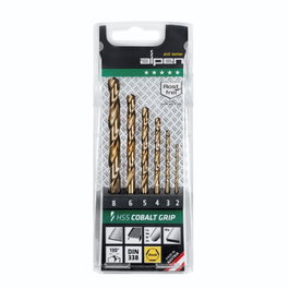 Alpen Set de Brocas HSS Cobalt TM 6, 2-3-4-5-6-8 mm