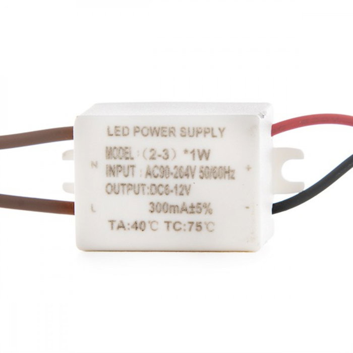 Foco Downlight LED de Superficie 3W 300Lm 6000K Cuadrado Blanco Frío