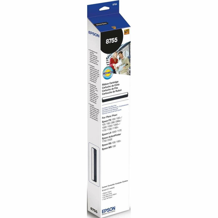 Epson Cinta de Nylon Negro C13S015642 para LX-1350 y LX-1170II Epson Cinta de Nylon Negro C13S015642 para LX-1350 y LX-1170II