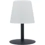 Lumisky Lámpara de Mesa LED Inalámbrica Standy Mini Rock - Gris y Blanco - 25 cm