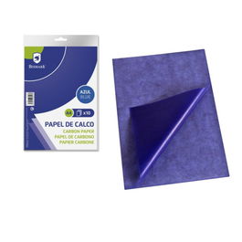 Bismark 328513 Papel de Carbón A4 Azul, 10 Hojas