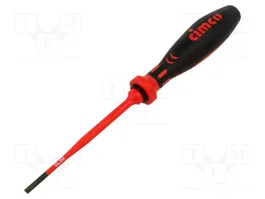 CIMCO Destornillador plano slim aislado 3,5x0,6mm
