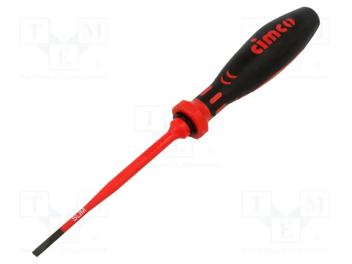 CIMCO Destornillador plano slim aislado 3,5x0,6mm CIMCO Destornillador plano slim aislado 3,5x0,6mm