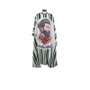 Bifull Capa de Corte Seda Cuello de Silicona Verde Barber Hipster