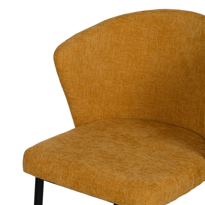 Silla Amarillo Tejido-Metal Contract 52,50 X 55 X 80 cm (Set de 2) Silla Amarillo Tejido-Metal Contract 52,50 X 55 X 80 cm (Set de 2)