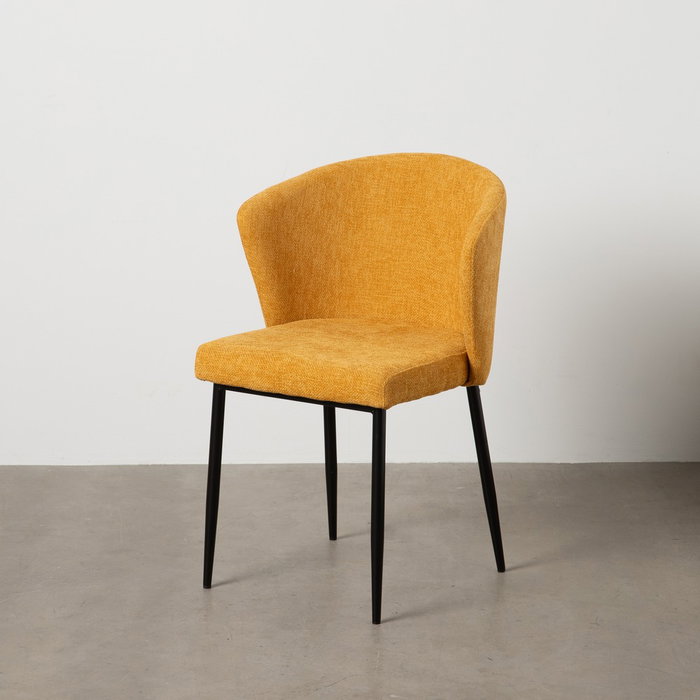 Silla Amarillo Tejido-Metal Contract 52,50 X 55 X 80 cm (Set de 2) Silla Amarillo Tejido-Metal Contract 52,50 X 55 X 80 cm (Set de 2)