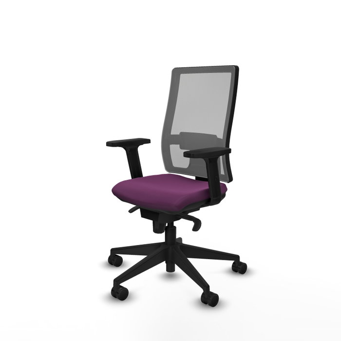 PIQUERAS Y CRESPO Silla de oficina Horna con mecanismo Sincro, Morado y Gris PIQUERAS Y CRESPO Silla de oficina Horna con mecanismo Sincro, Morado y Gris