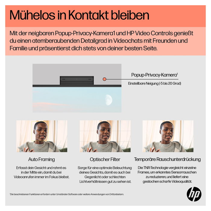 HP AIO 24-cr0110ng 23,8" RYZ3 7320U | 8GB RAM | 512GB SSD | FreeDOS HP AIO 24-cr0110ng 23,8" RYZ3 7320U | 8GB RAM | 512GB SSD | FreeDOS