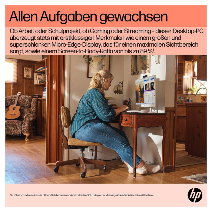 HP AIO 24-cr0110ng 23,8" RYZ3 7320U | 8GB RAM | 512GB SSD | FreeDOS HP AIO 24-cr0110ng 23,8" RYZ3 7320U | 8GB RAM | 512GB SSD | FreeDOS