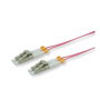 ROLINE Cable de fibra óptica SLIM OM4 LC/LC de 7 m, Violeta