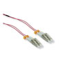 ROLINE Cable de fibra óptica SLIM OM4 LC/LC de 7 m, Violeta