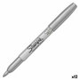 SHARPIE Rotulador Permanente Metallic Fine Plata