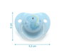 Set 2 Chupetes Ortodónticos Dino Azul + 6 Meses