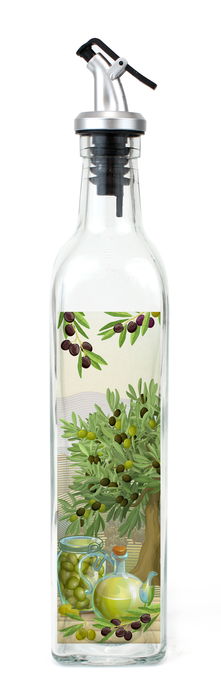 Anna Aceitera de Vidrio 750ml con Tapón ABS (12 Unidades)