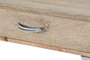DKD Home Decor Consola Loft Set de 3 Marron Claro Plateado 76 x 110 x 41.5 cm