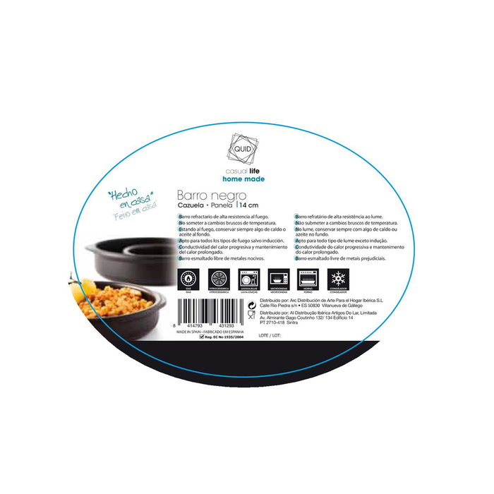 Cazuela Barro Barro Lux Quid 14 cm Cazuela Barro Barro Lux Quid 14 cm