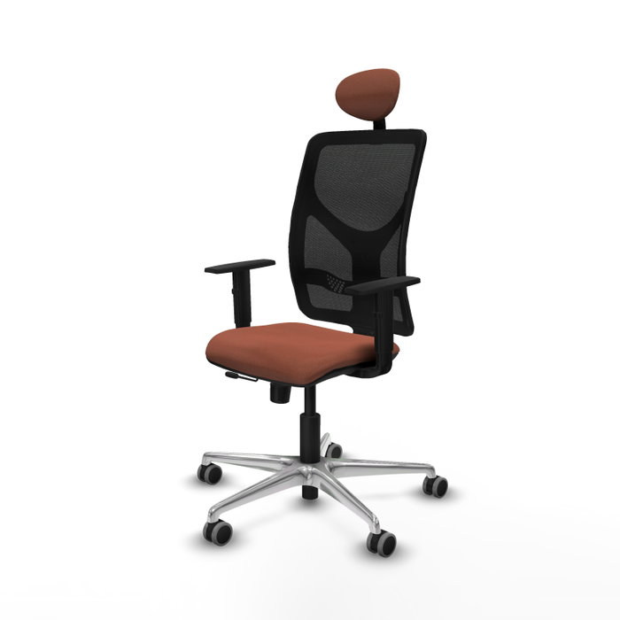 PIQUERAS Y CRESPO Silla de oficina Motilla con mecanismo Sincro/Traslack, Marrón y Negro PIQUERAS Y CRESPO Silla de oficina Motilla con mecanismo Sincro/Traslack, Marrón y Negro